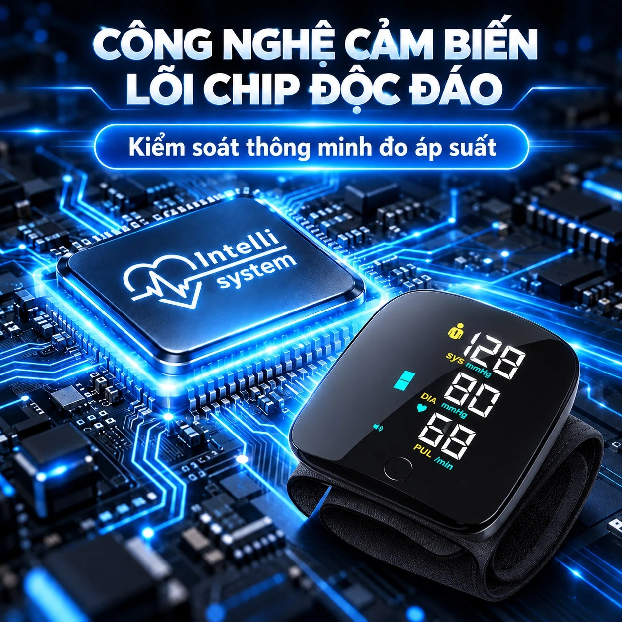 Ảnh minh họa chip cảm biến từ bộ ảnh sản phẩm